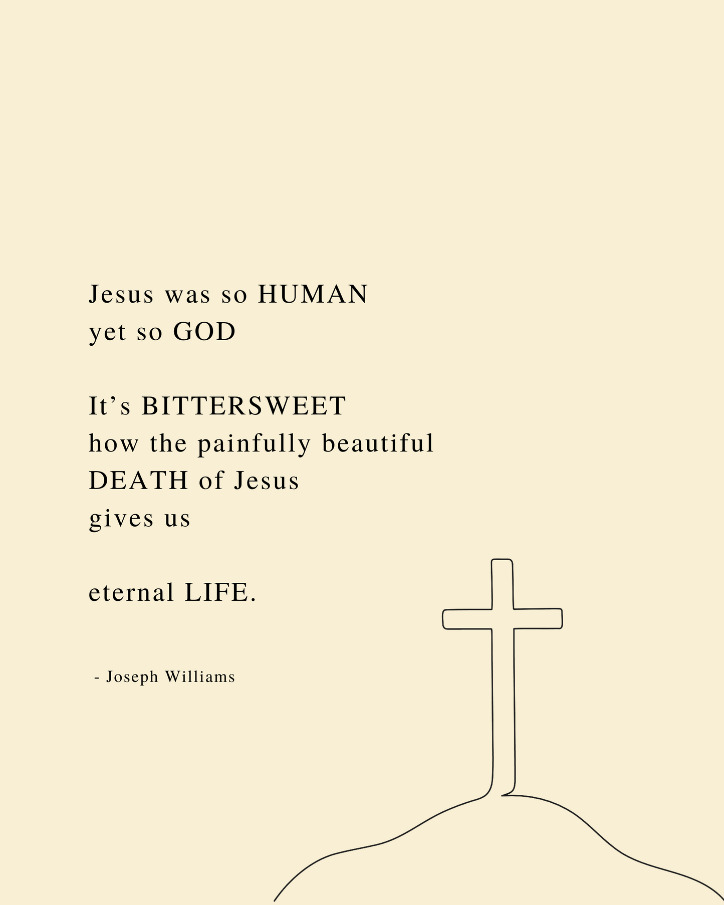 'Eternal'| Poetry Wall Art 11" X 14" | Poem PRINT Only
